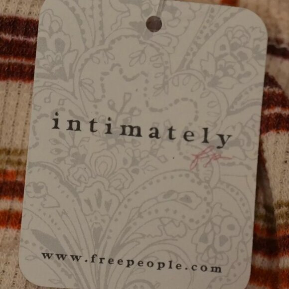 Free People Intimately Free Home Alone Long Johns in beige XS $98.00 price NWT - Picture 5 of 5